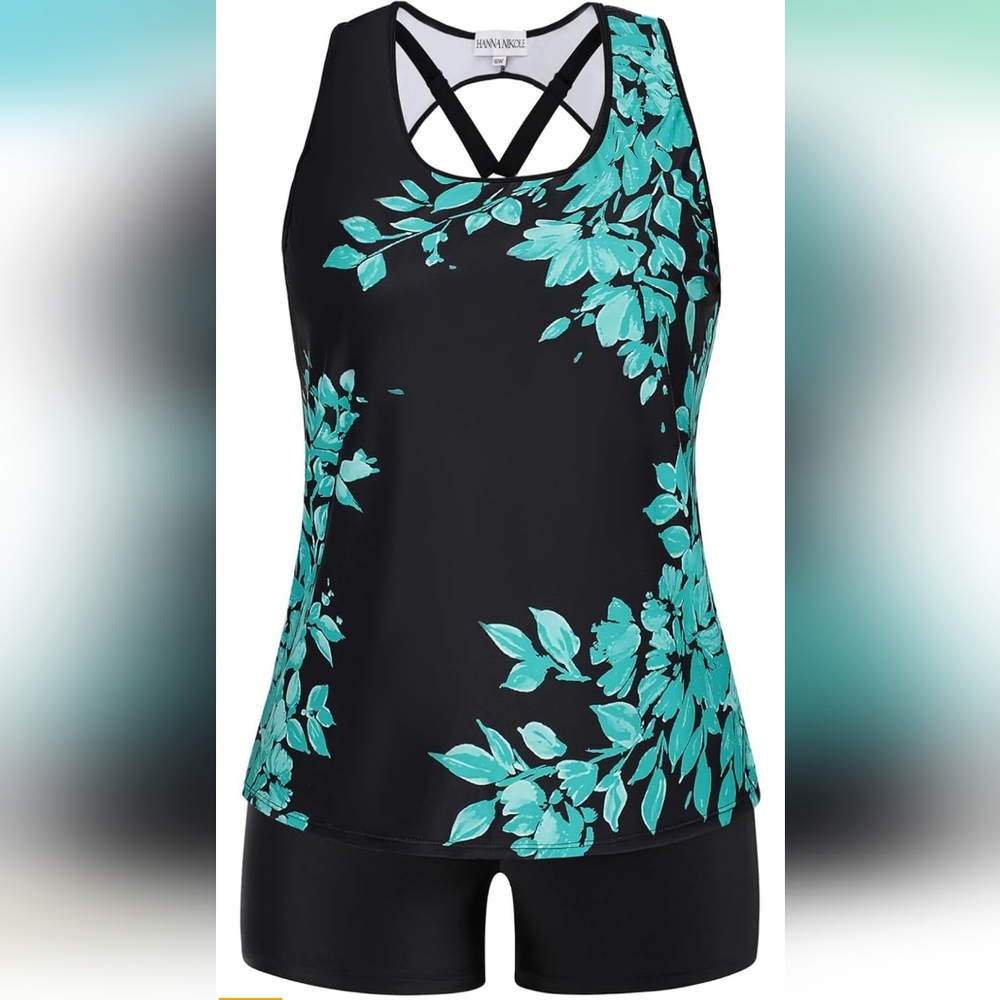 HANNA NIKOLE 3 Piece Tankini Swimsuit